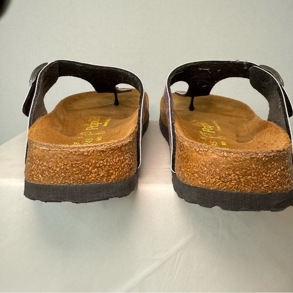 Papillio By Birkenstock Gizeh Cork Footbed Thong Paisley Sandal Size 38 - Picture 5 of 10